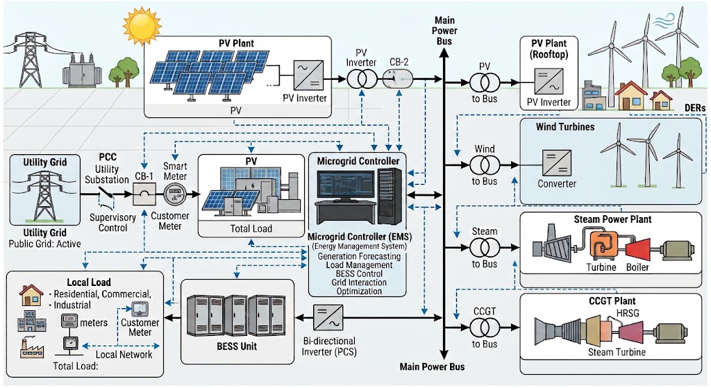Microgrid conceptual architecture